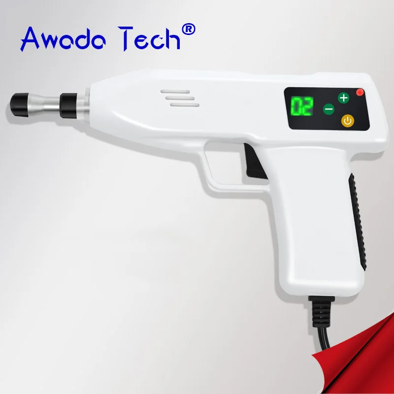 4 Level 6 Heads Adjustable Spine Chiropractic Instrument Electric Bone Correction Gun Activator