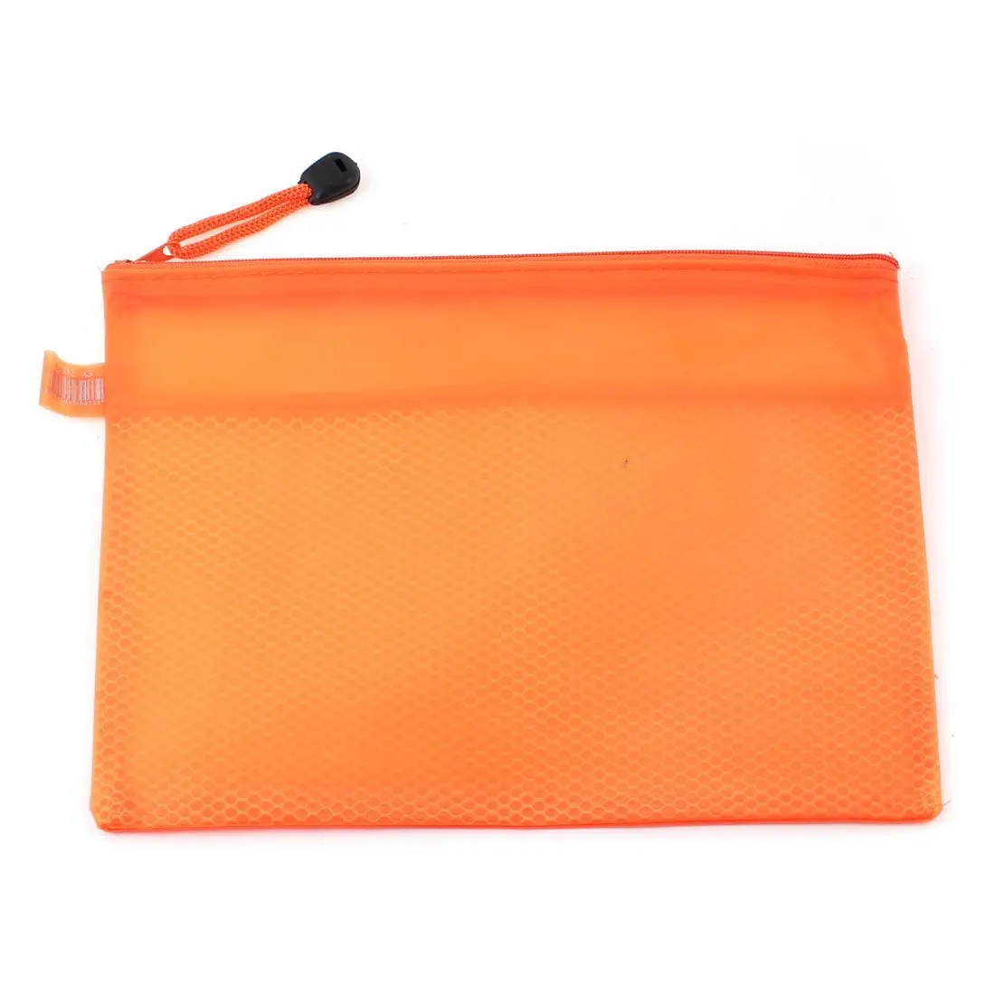 Оранжевый водонепроницаемый 2 отсека нейлоновая сумка на молнии A5 файл мешок
