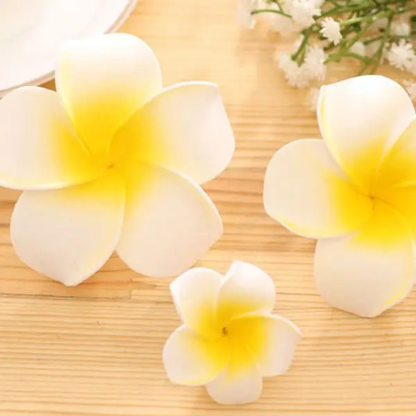 3 Pcs Hawaiian Plumeria Flower Headpiece Hairpin Barrette Hair Clip Accessory Fancy Dress for wedding 3 Pcs Hawaiian Plumeria Flower Headpiece Hairpin Barrette Hair Clip Accessory Fancy Dress for wedding