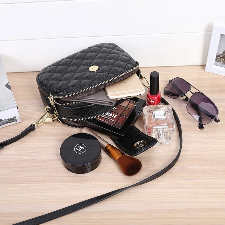 Women genuine leather messenger bag 37