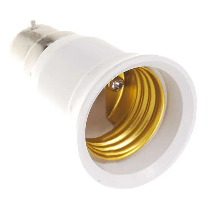 CLAITE 2 шт. B22 к E27 фитинг для лампы адаптер конвертер для дома патрон для лампочки адаптер светодиодный кукурузы лампы RGB шарика пятна