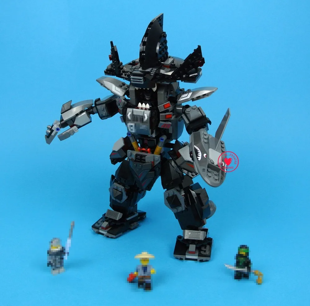 

Ninja Movie Garma Mecha Dark Devil Garmadon robot fit legoings figures ninjagoings Building Blocks Bricks 70613 gift kid diy Toy
