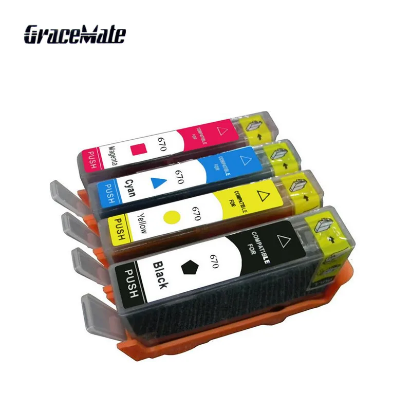 Burst in the Americas Replace for hp 670 670XL inkjet ink cartridge for hp Deskjet Advantage3525