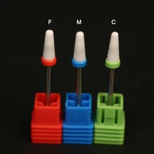 2 шт./партия 3/3" роторные резцы для фрезы керамические сверла для ногтей битовое электрическое сверло для маникюра пилки для ногтей