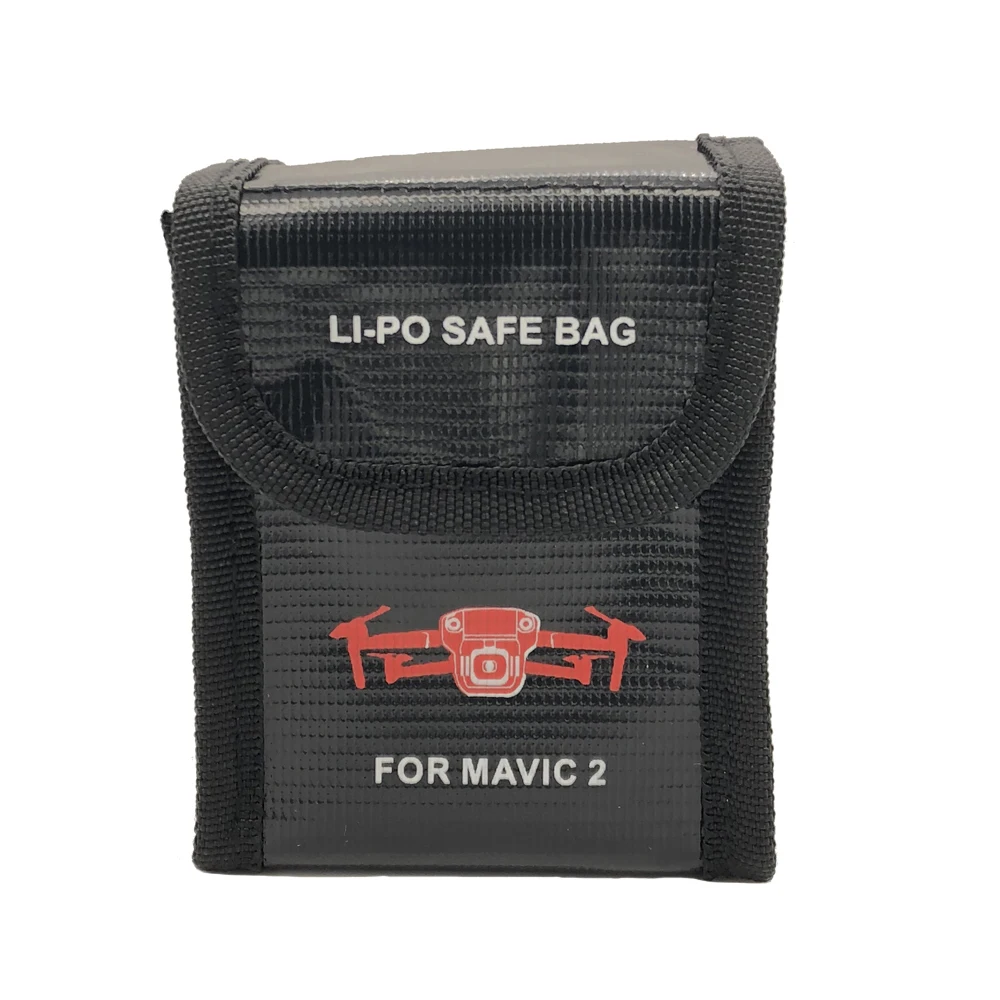 

LiPo Battery Bag Case Explosion Proof Fire Resistant Safety and Storage Pouch Batteries Protector Bag for DJI Mavic 2 Pro/Zoom