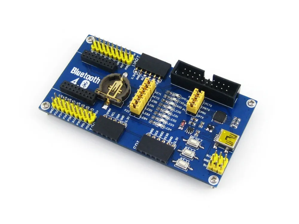 Waveshare BLE400 BLE4.0 Bluetooth модуль 2 4G материнская плата для core51822обеспечивает разъемы