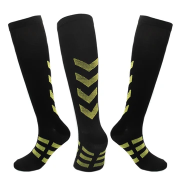 

david angie Stripe Unisex Men Women Compression Knee High Socks Gradient Pressure Anti-Fatigue Leg Support Socks,1Yc4664