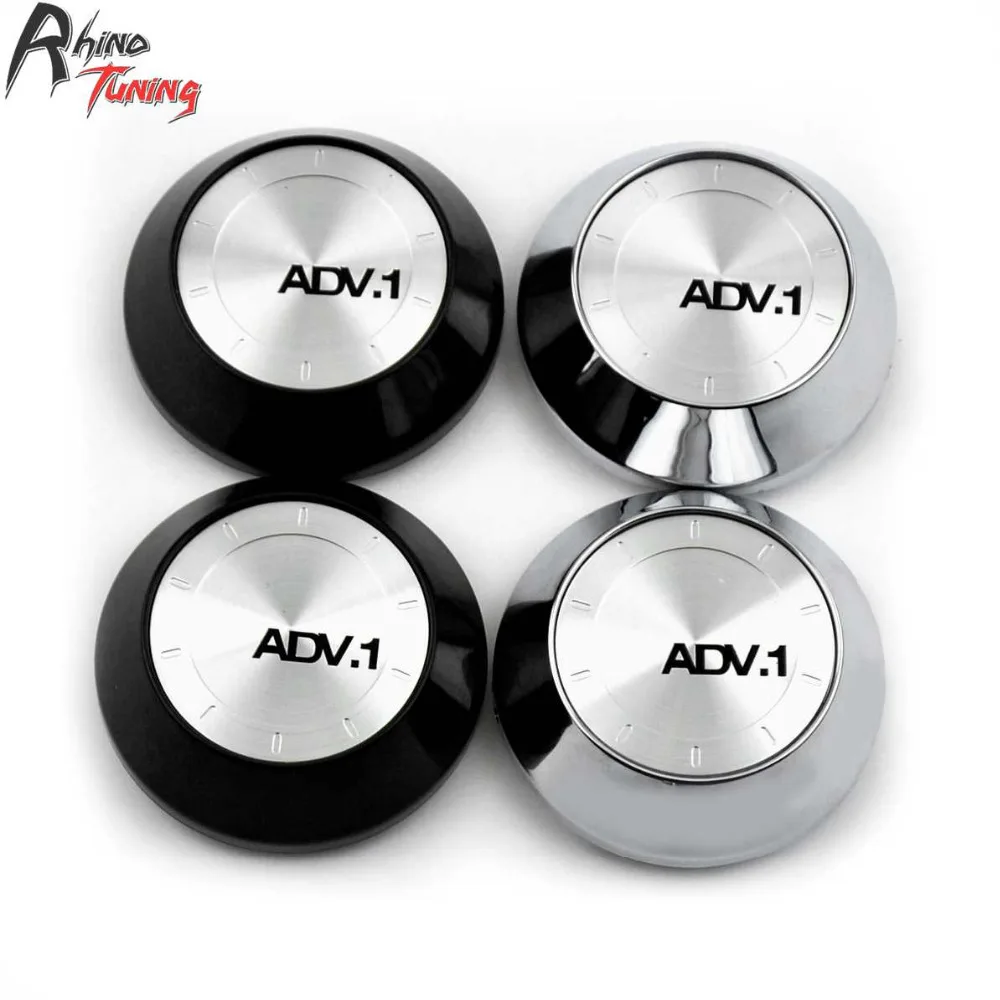 

Rhino Tuning 65mm(60mm) 4pcs ADV.1 Car Wheel Center Hub Caps Emblem For Work Emotion XT7 Rays TE37 CE28N Auto Accessories #973