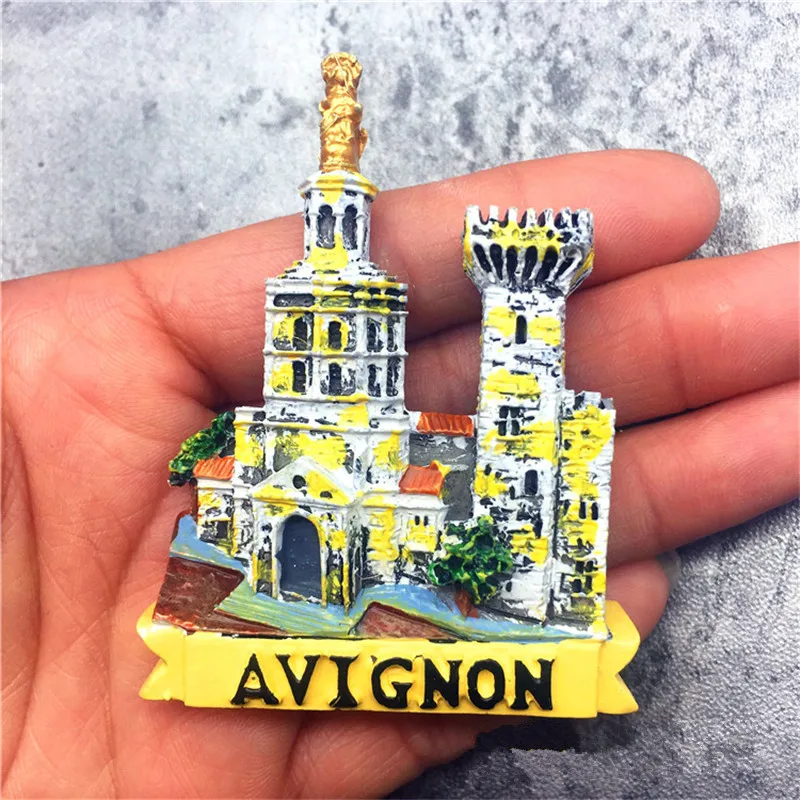 

3D AVIGNON Provence France Fridge Magnets World Tourism Travel Souvenir Refrigerator Magnetic Sticker Home Decoration