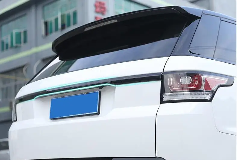 

Gloss Black Chrome Car Accessories For Range Rover Sport 2014 2015 2016 2017 2018 2019 Rear Trunk Lid Cover Trim RR Sport