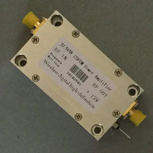 

UAV DVB-T COFDM Digital Graphic Power Amplifier 300-550MHz Power Amplifier 1W