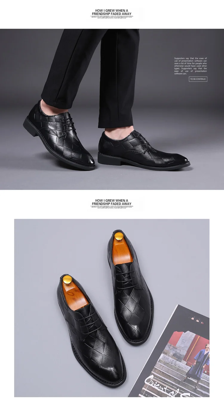 Новая мужская качественная кожаная обувь с микрофиброй, весенняя обувь, большие размеры 37-48, мужские кожаные туфли