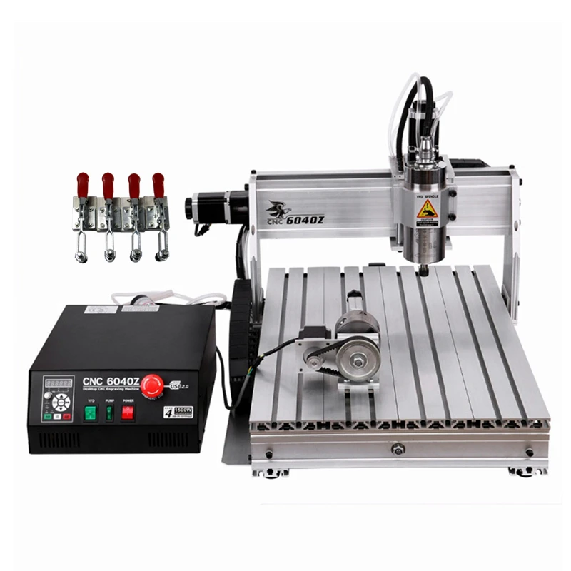 1500 Вт 2200 6040Z шпиндель водяного охлаждения CNC маршрутизатор с USB портом водяной