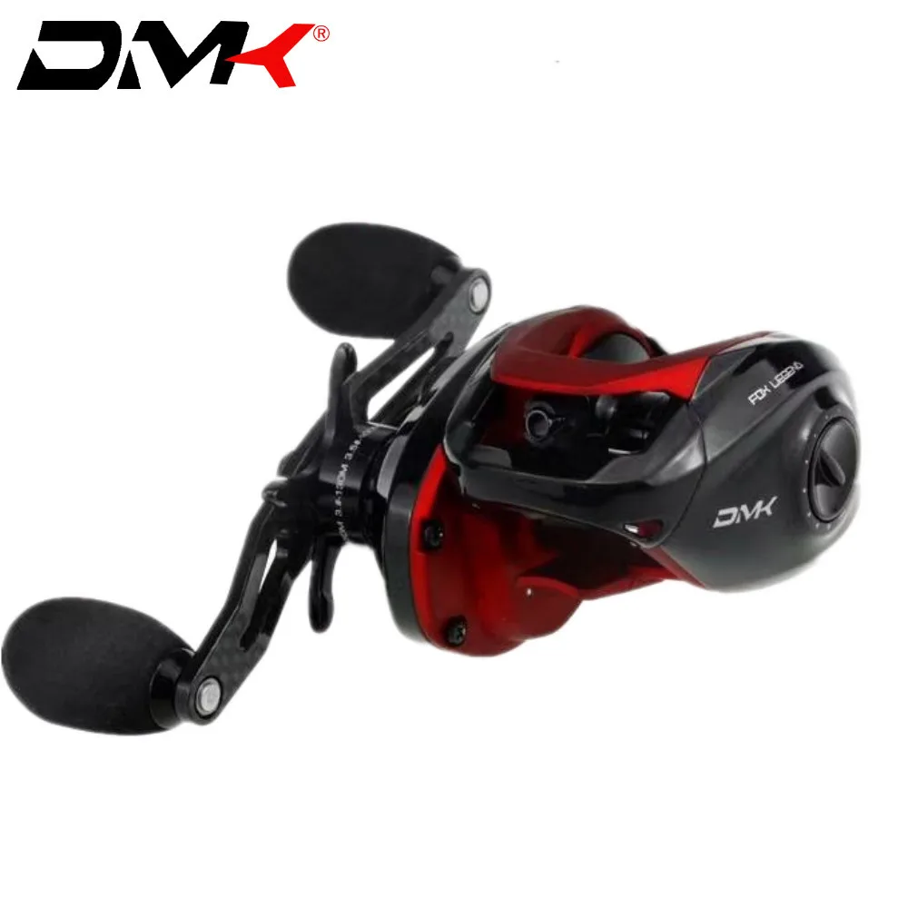 DMK FOX LEGEND 10BB 7,2: 1 литейная Рыболовная катушка углеродная и металлическая катушка для карпа Магнитная Тормозная система литейная катушка Moulinet Mouche катушка