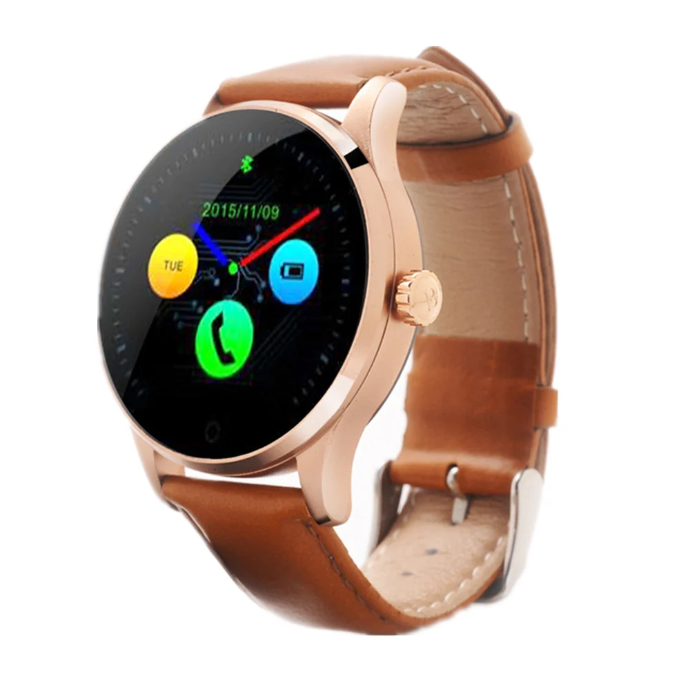 EXRIZU K88H MTK2502C Bluetooth Смарт часы монитор сердечного ритма Smartwatch браслет шагомер Здоровье Фитнес браслет для телефона - Цвет: Rose gold B