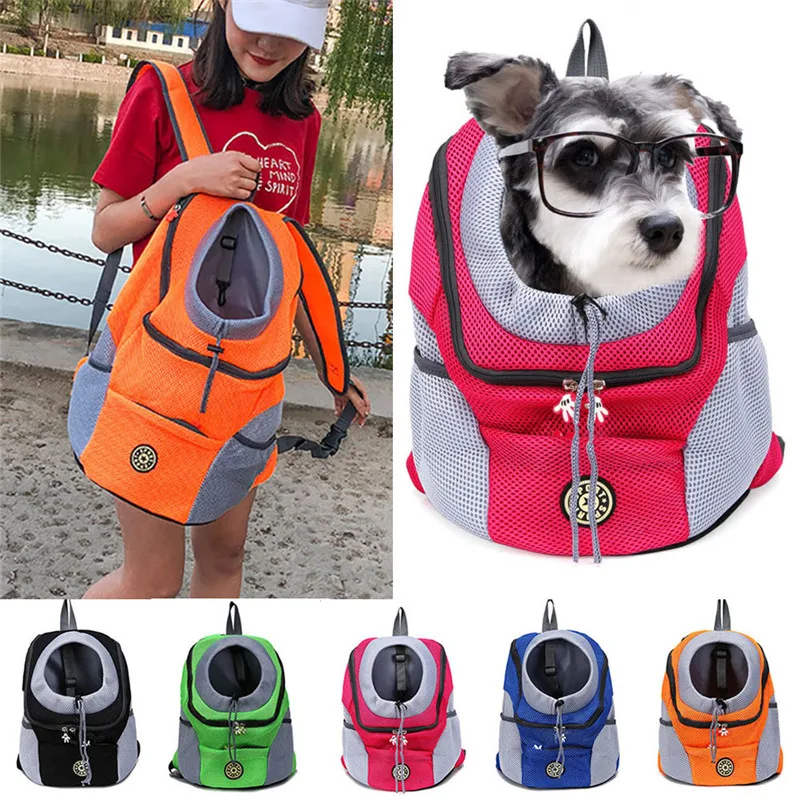 

Women Men Pet Carrier Mesh Breathable Carry Cat Dog Puppy Shoulder Backpack Travel Portable Bag pet bags