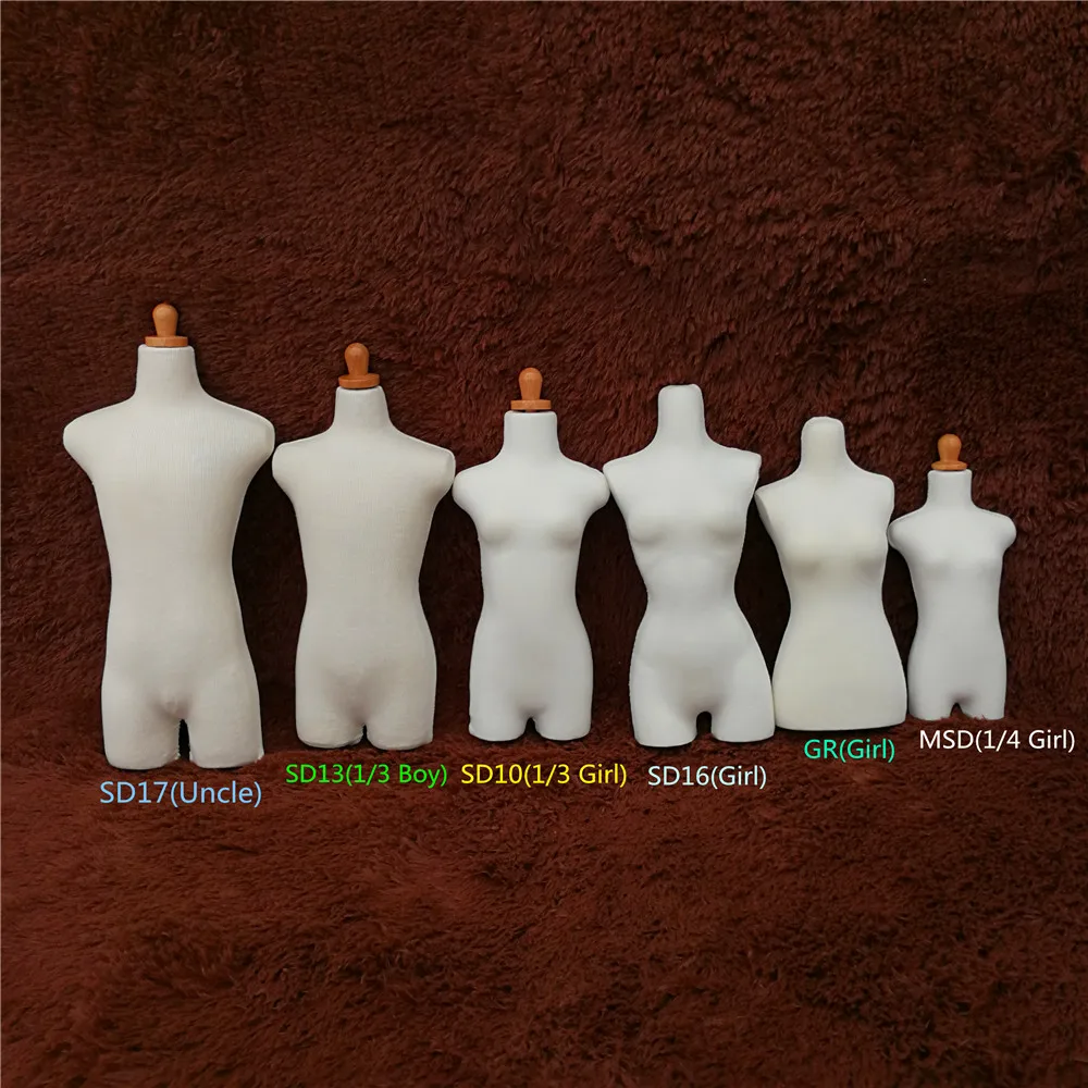 BJD SD17 SD13 SD10 MSD Dimensional cutting pin height adjustable Doll mannequin