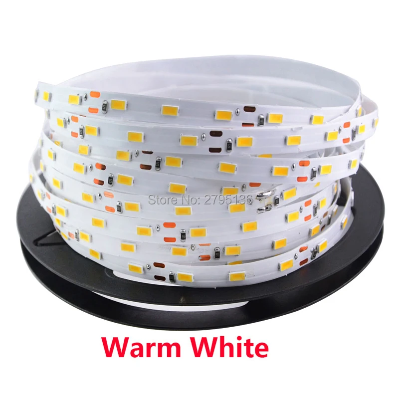 5 м Светодиодная лента Гибкая DC12V 60 LED/M Высокая яркость 5630 SMD лампа не