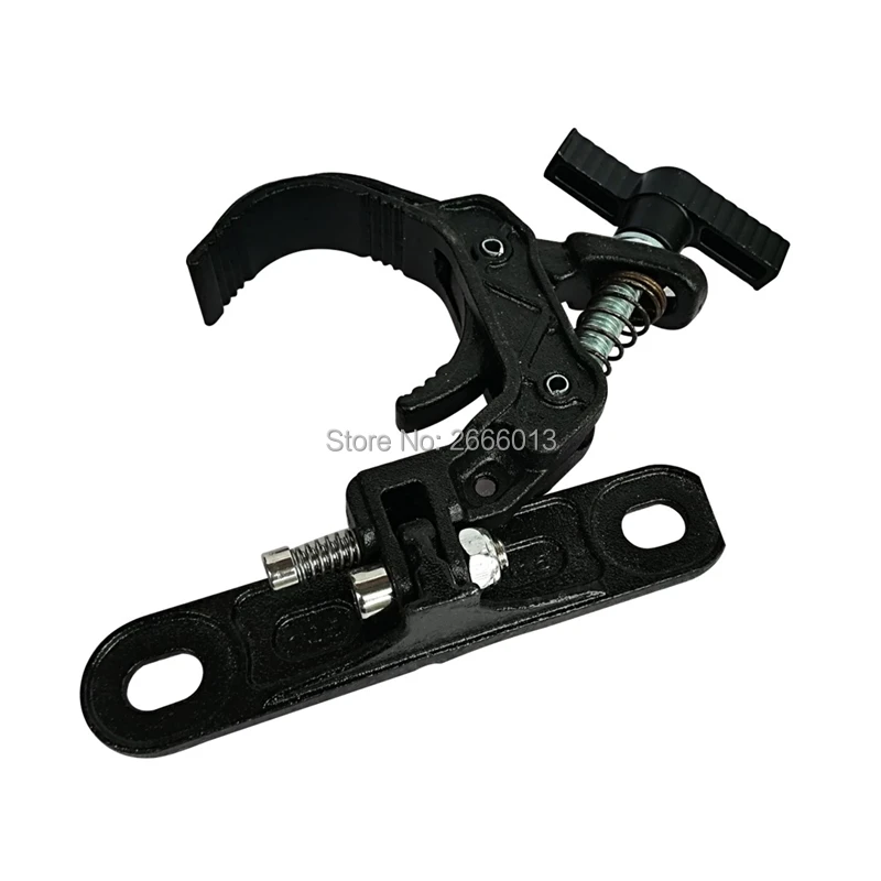 

2pcs/lot Max Load 200KG Folding Stage Light Hook Fit Tube Size 40-60mm For Par Light/LED Moving Head Stage Lighting DJ Equipment