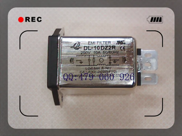 

[ZOB] Jianli EMI power filter switch DL-10DZ2R --10PCS/LOT
