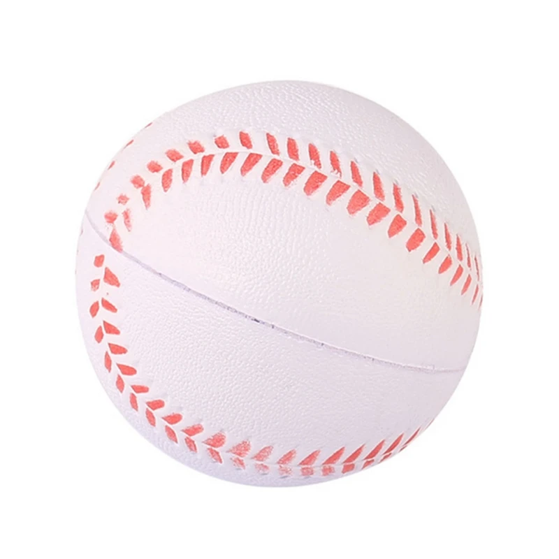 1 шт. универсальные бейсбольные мячи ручной работы из ПВХ и полиуретана, жесткие и мягкие бейсбольные мячи, мяч для Софтбола, тренировочное Упражнение бейсбол, мячи