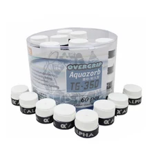 Alpha – pinces de Tennis en PU souple et sec, 0.7mm, 60 pièces/lot, bandeau anti-transpiration, pour raquette de Badminton