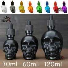 7 Colors Scrub skull bitter bottle of bitter medicine dropper BITTER BOTTLE 30/60/120ml рюкзак bitter coffee 2015 pu