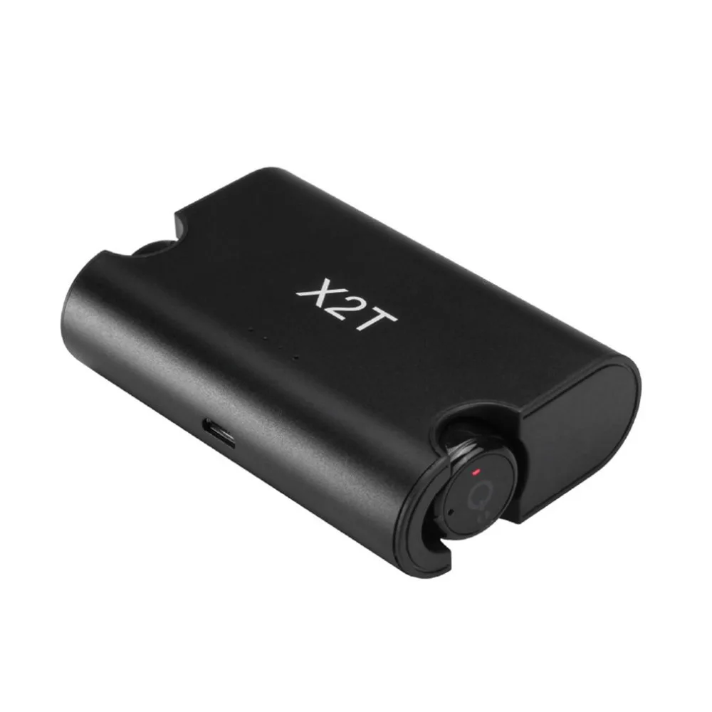 Малый размеры X2T мини невидимый беспроводной Bluetooth наушники для спорта, бега бег стерео Бас Наушники с зарядным футляром