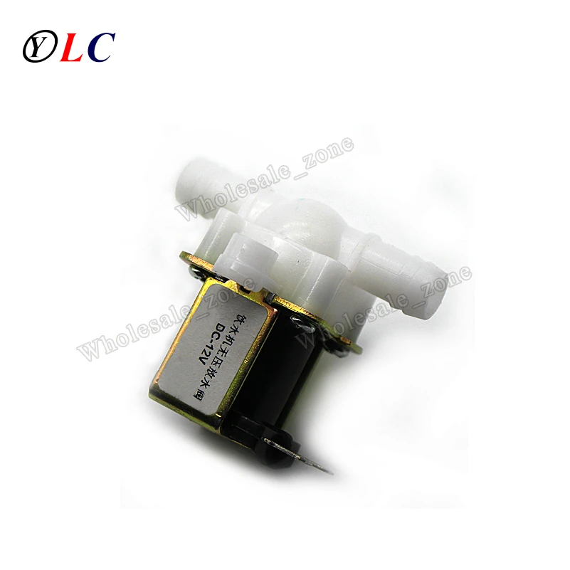 AC220V 110vdc12v24v нормально закрытый смоются и приток воды Электрический электромагнитный Клапан N/C для подачи воды, ID = 5 мм, od = 10 мм