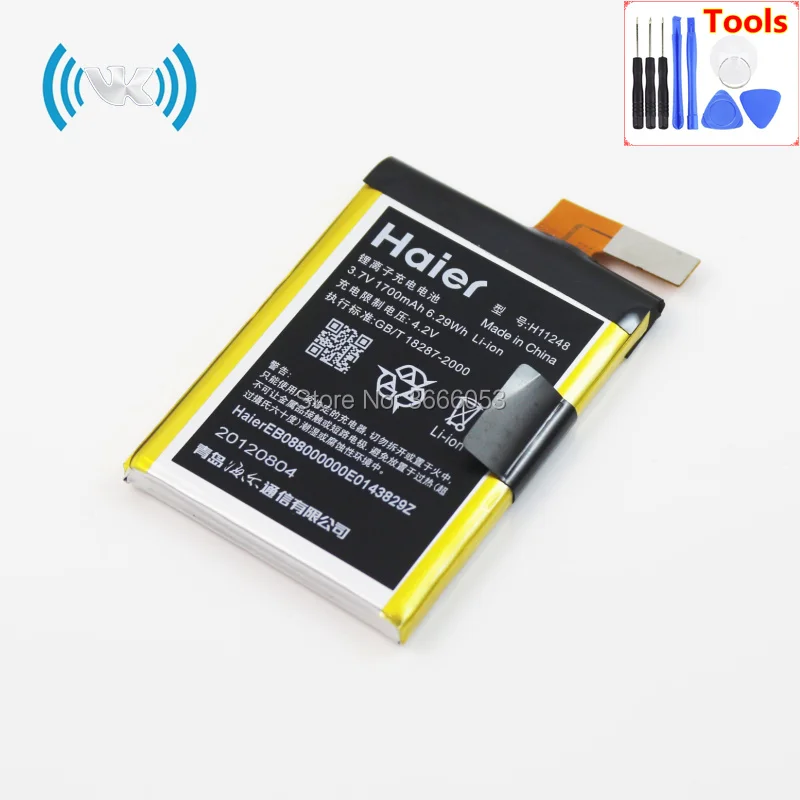 

VK New 1700mAh/6.29Wh 3.7V H11248 Replacement Battery For Haier w910 hw-w910 Phone Rechargeable Battery Inbuilt