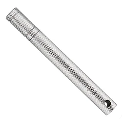 Premium Golf Club Groove Sharpener and Cleaning Tool (Silver)