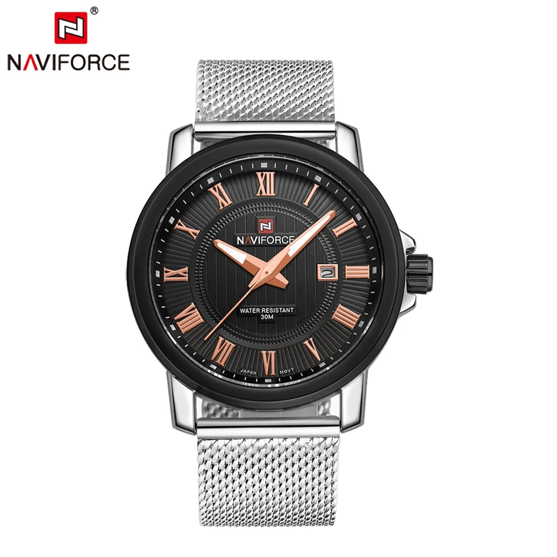 Tanie NAVIFORCE Top luksusowa marka kobiety zegarek tylne światło ręce moda biznesowa Casual Ladies zegarki kwarcowe wodoodporny Montre Femme
