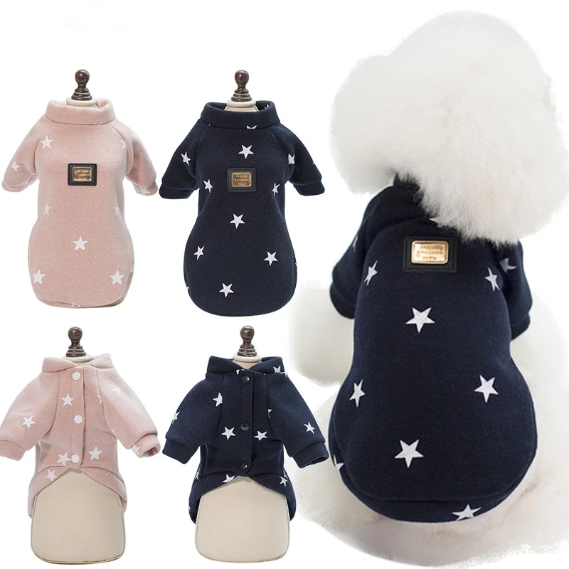 Pet Dog Clothes For Dog Clothing Cotton Warm Clothes For Dogs Thick And