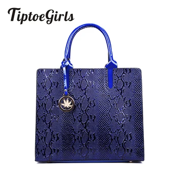

Snake Pattern Ms. Handbags Europe and the United States Fashion High Quality Large Capacity Casual Wild Shoulder Messenger Bag