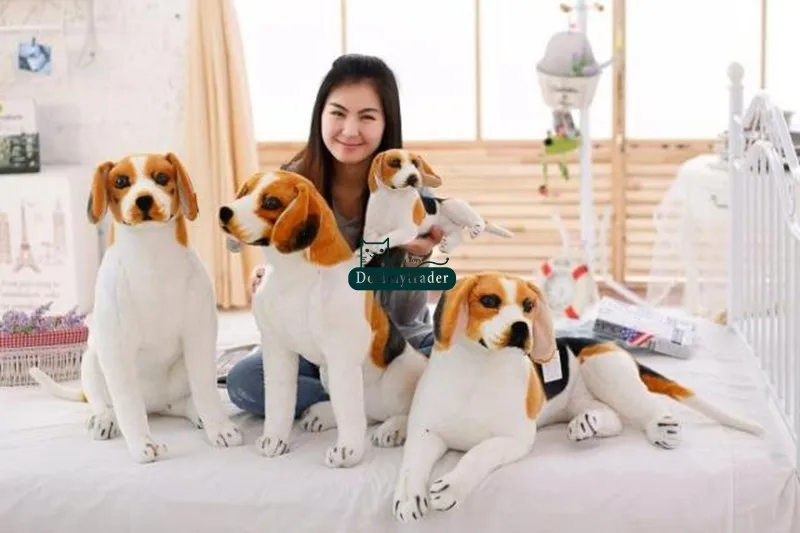 Dorimytrader  35'' 90cm Lovely  Animal Dog Stuffed Large Plush Soft Emulational Dog Toy 2 Models Free Shipping DY60969 (6)