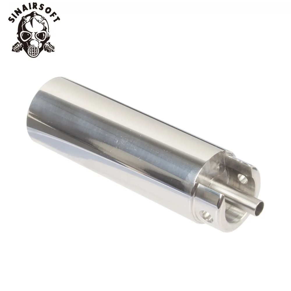 

Steel CNC Milled One-Piece Cylinder Solid Cylinder Unit W/ Integrated Cylinder Head Piston/Piston Head Airsoft Paintball Target