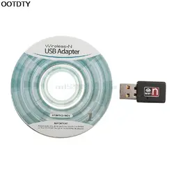 802.11n/g/b 150 м USB2.0 сети LAN Card Wi-Fi Nano Беспроводной адаптер без антенны # L059 # новые Горячие