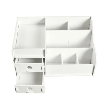 

Multifunction Wooden Drawer Style Makeup Cosmetics Jewelry Storage Box Case Rack Organizer