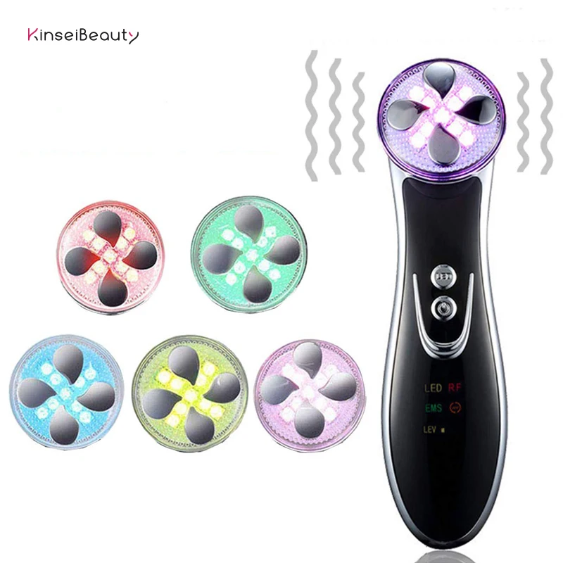 

RF Radio Frequency Face Clean Beauty Machine LED Photon Facial Skin Rejuvenation Wrinkle Removal Whitening Tighten Instrument