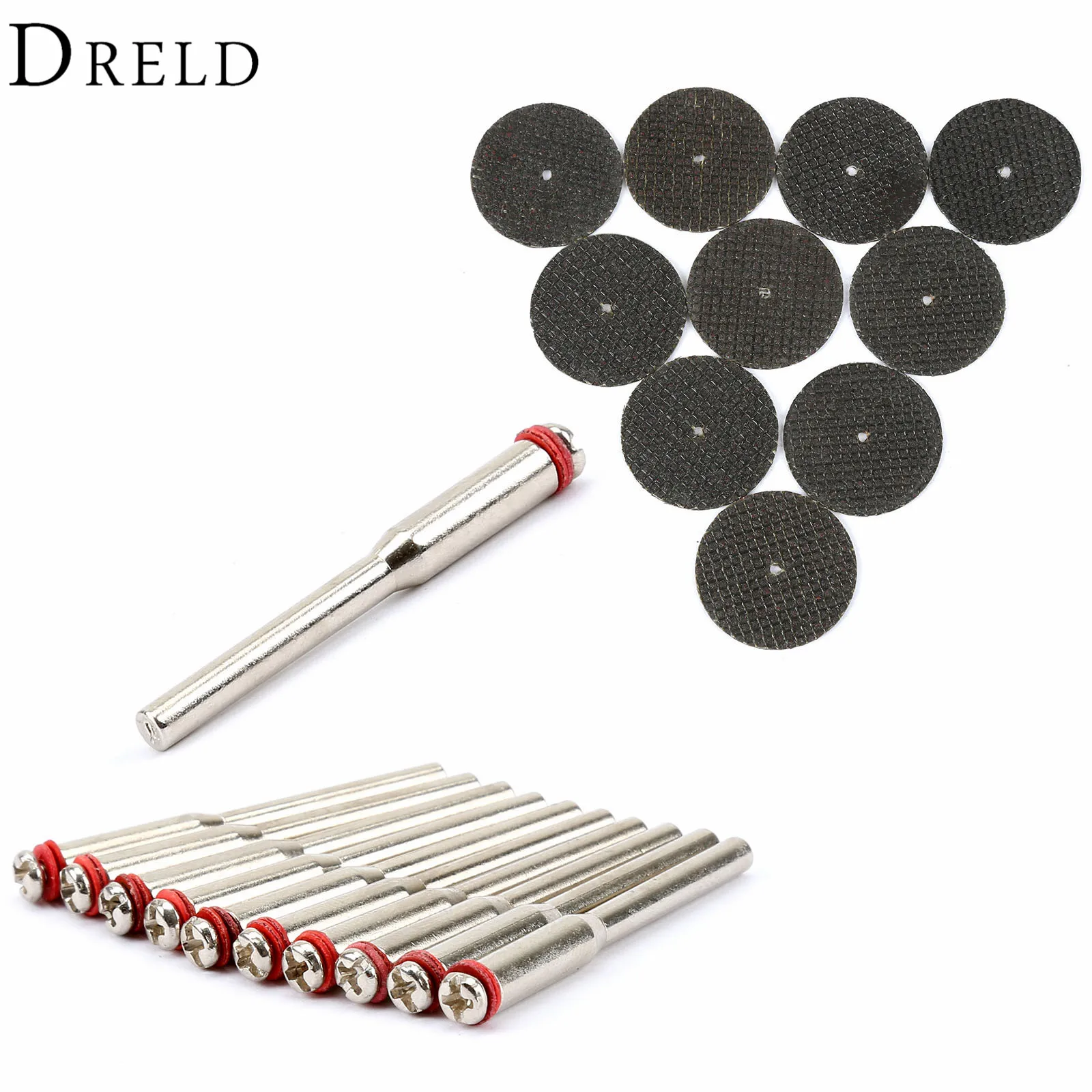 10Pcs 32mm Resin Fibre Cutting Disc Cut Off Wheel Sanding Discs +10Pcs