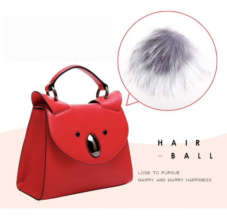 Genuine leather bag famous brands women messenger bags koala bag designer high quality women bag shoulder bag tote (4)
