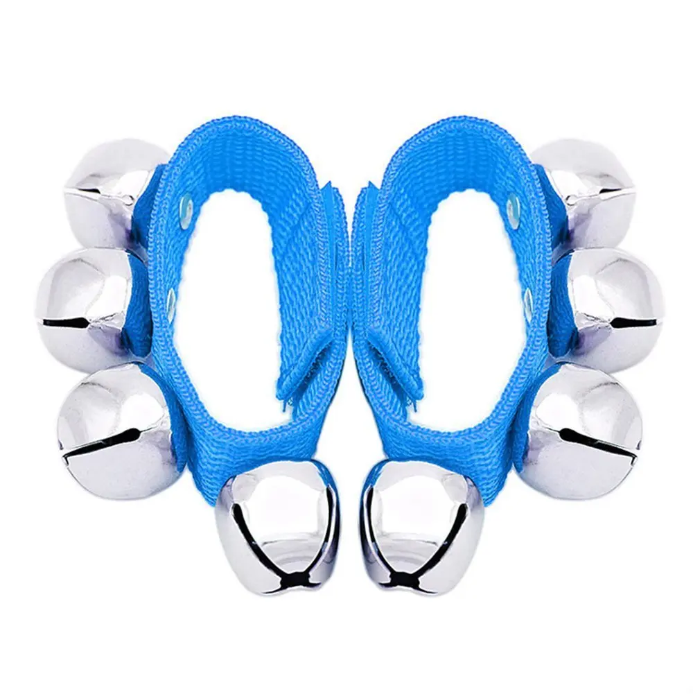 

Musical Rhythm Toys Wrist Bells and Ankle Bells Wrist Foot Bell Instrument Percussion Orchestra Rattles Toy For Kids 2 PCS
