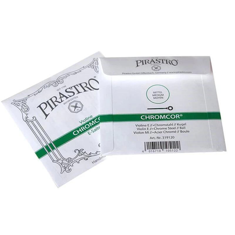

4pcs Full Set Pirastro Chromcor 4/4 Violin String Set (319020)- Medium Gauge with Black-Ball End,made in Germany