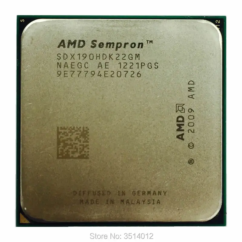 

AMD Sempron X2 190 2.5 GHz Dual-Core CPU Processor SDX190HDK22GM Socket AM3