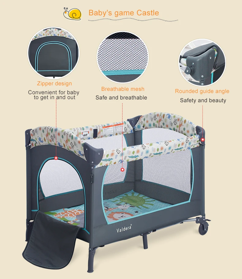 Детская кроватка для новорожденных! ЕС многофункциональная складная детская кровать модная портативная игра Bb детская колыбель отправка игрушек бесплатные подарки