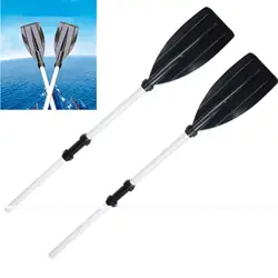 1 Pair 125cm Water-skiing Boats Paddles Aluminum Detachable Float Afloat Oars Paddles Boat Kayak Raft Canoe Handles High Quality