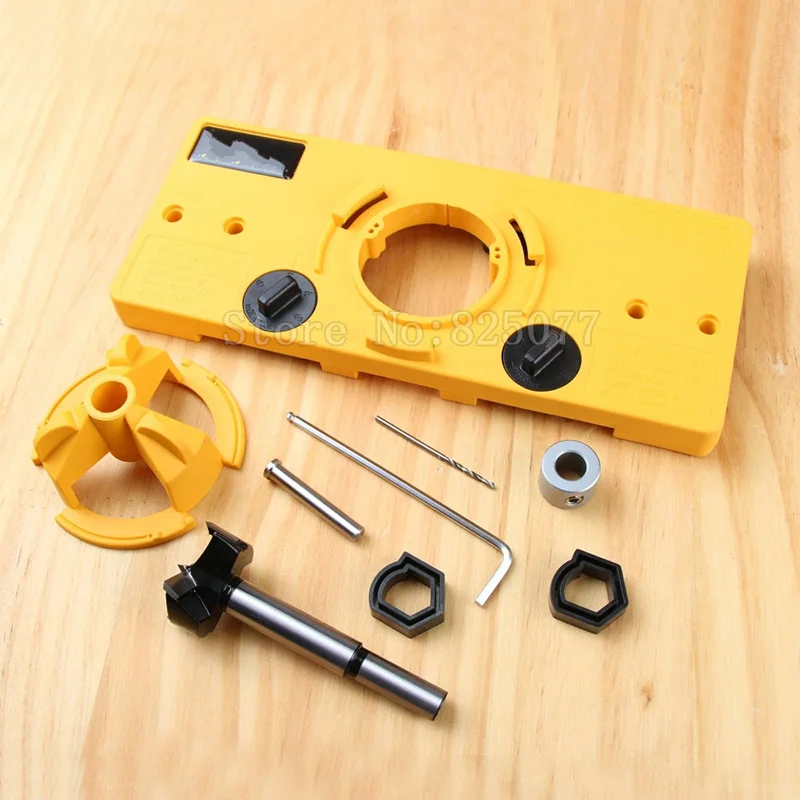  1Set 35MM Hinge Drill Guide it Woodworking Tools Carpenter DIY Tools JF1284