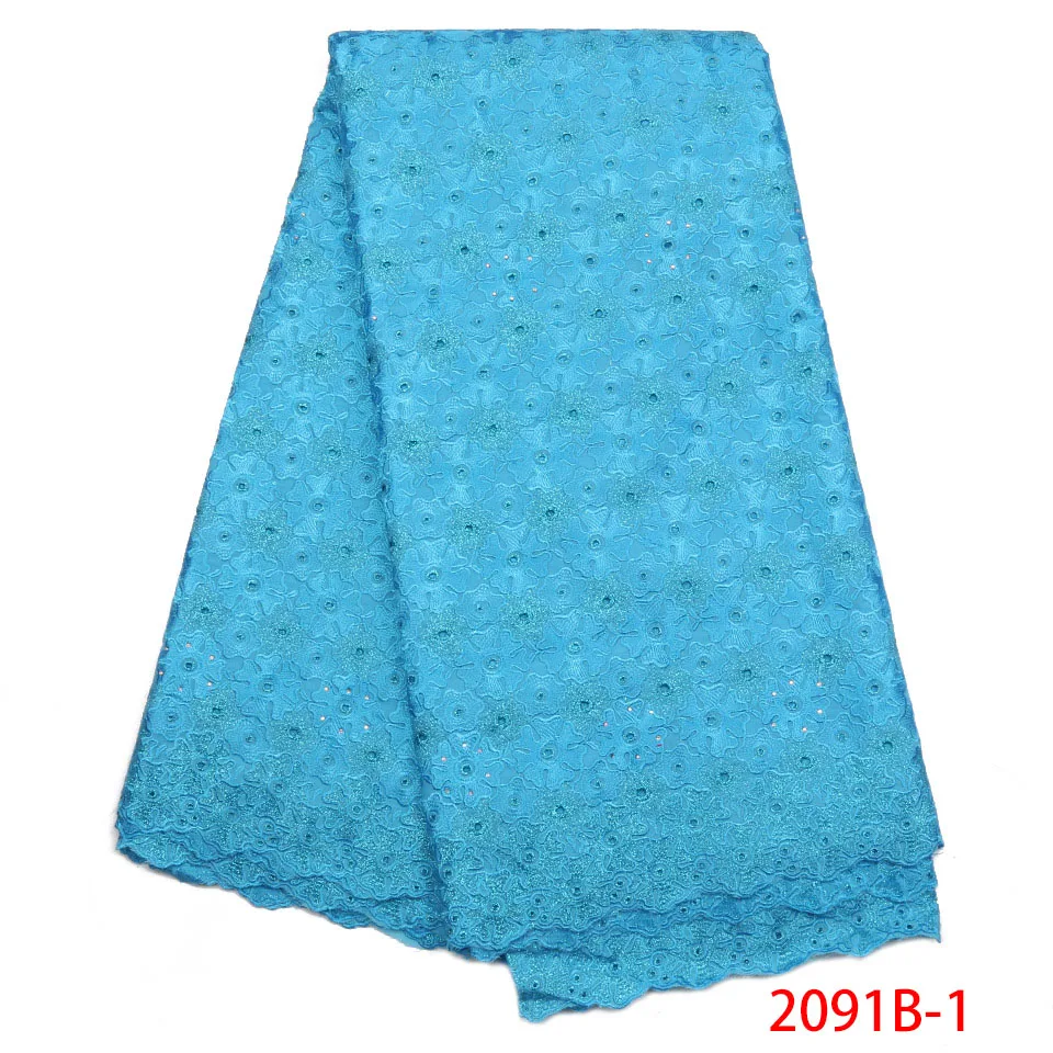 

Nigerian Lace fabrics 2018 African Swiss Voile Lace High Quality Men Swiss Voile Lace in Switzerland Stones Material XZ2091B-1