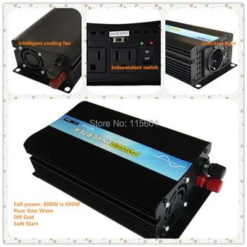 

CE&SGS&RoHS&IP30 Approved ,Factory Driect Selling Pure Sine Wave Inverter 600w DC 48V TO AC 230V