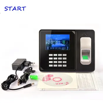 

Build In battery SSR Biometric Fingerprint Time Clock Recorder Attendance Employee Electronic Finger and Card Time Attendance